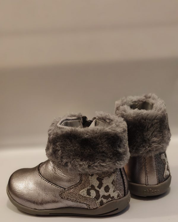 Bottine bébé fille argenté| Ankle Boot Gitty