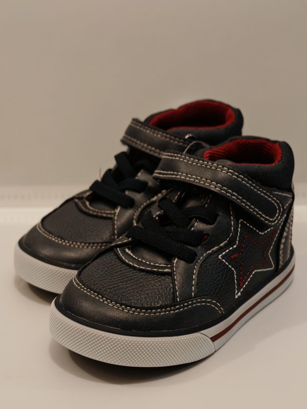 Baskets Montantes Noires "Star Racer" Enfant