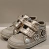 bottines argentées bébé