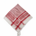 Koufiyyeh- palestinienne-rouge-blanc