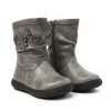 Bottes grises enfant fille