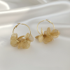Boucles d'oreilles tendance papillon Or