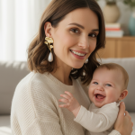 boucles d’oreilles perle goutte ovale